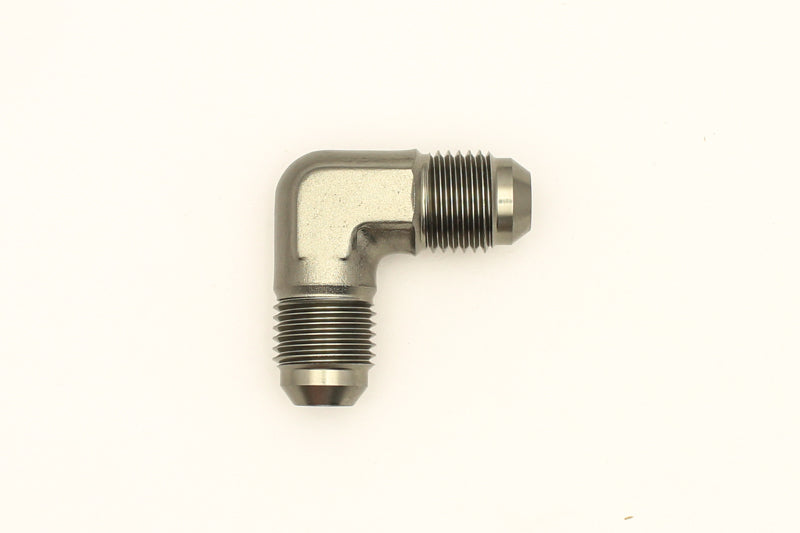 DeatschWerks 6AN Male Flare To 6AN Male Flare 90-Degree Coupler Fitting-thumbmail-3