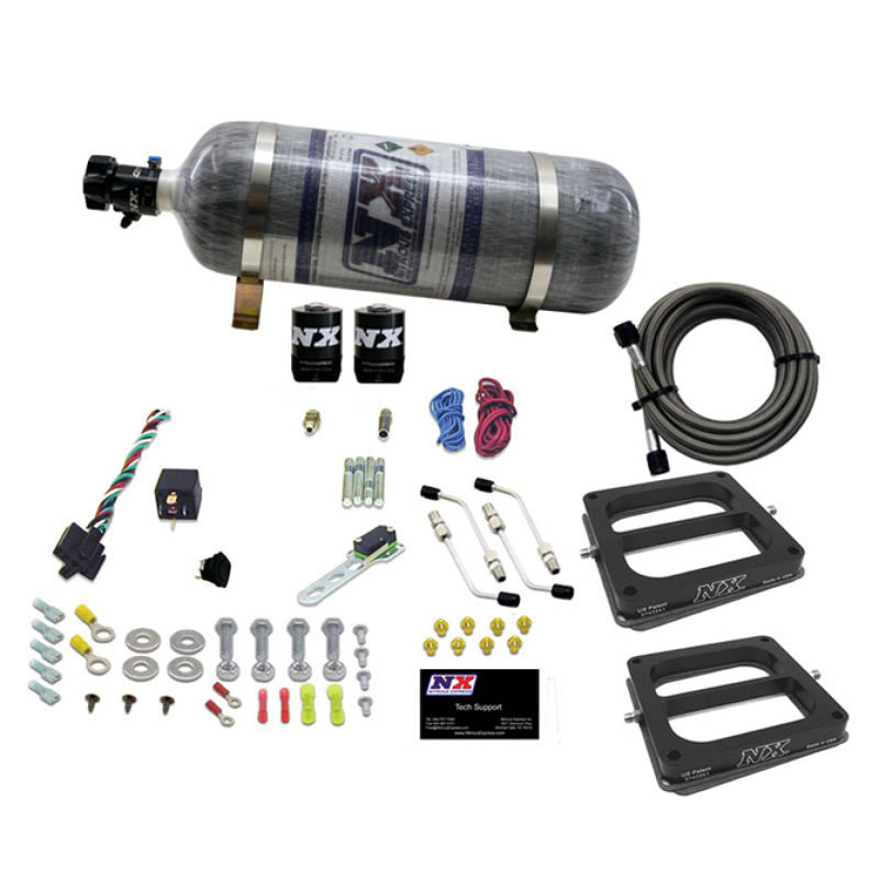 Nitrous Express Dual Dom/Gas Nitrous Kit (100-500HP) w/Composite Bottle-thumbmail-2