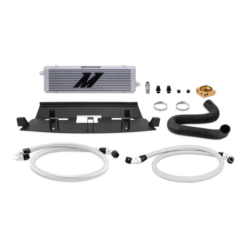 Mishimoto 2018+ Ford Mustang GT Thermostatic Oil Cooler Kit - Silver-thumbmail-1