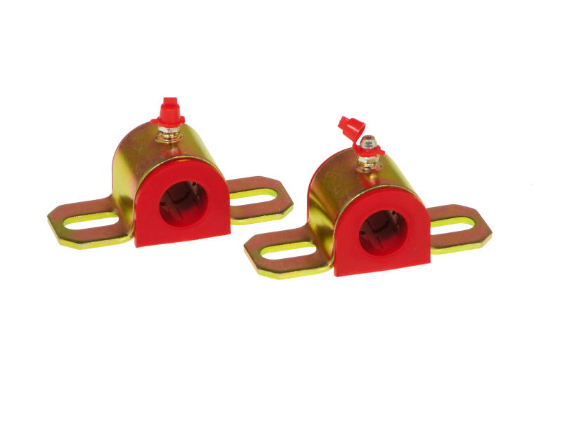 Prothane Universal Greasable Sway Bar Bushings - 19MM - Type A Bracket - Red-thumbmail-1
