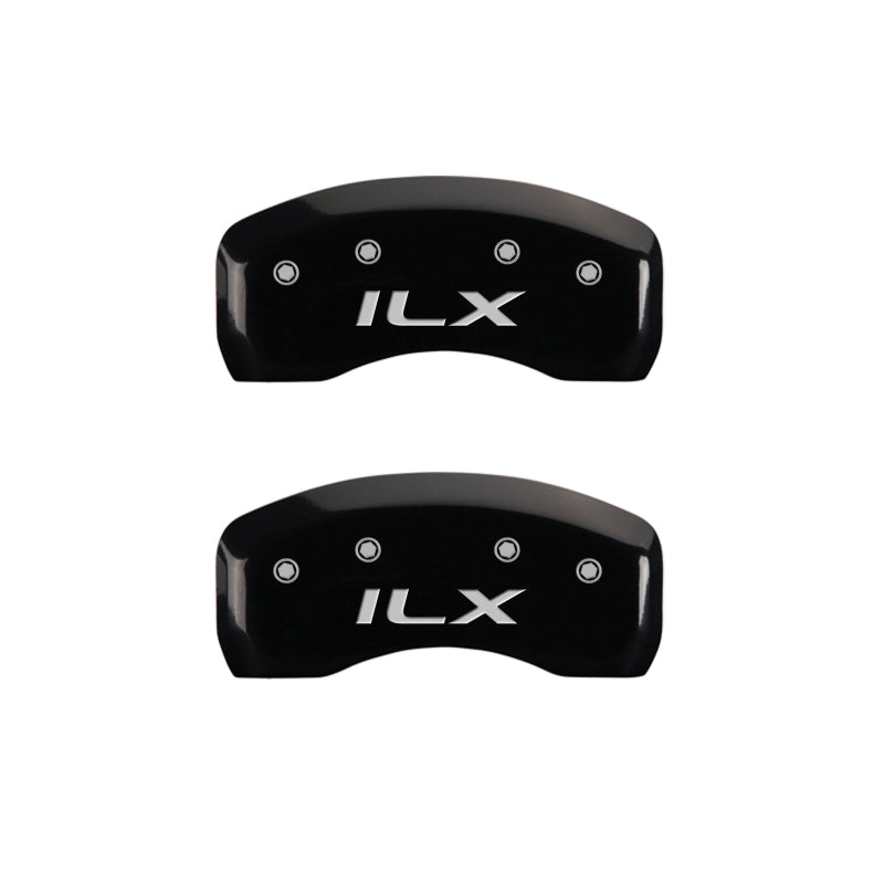 MGP 4 Caliper Covers Engraved Front Acura Rear ILX Black Finish Silver Char 2017 Acura ILX-thumbmail-4