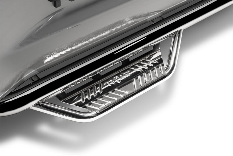 N-Fab Podium SS 15-18 GMC/Chevy Canyon/Colorado Crew Cab SRW - Polished Stainless - Cab Length - 3in-thumbmail-3