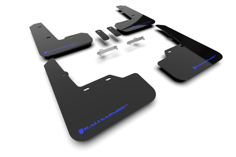 Rally Armor 2022 Subaru WRX Black UR Mud Flap w/ Blue Logo-thumbmail-5