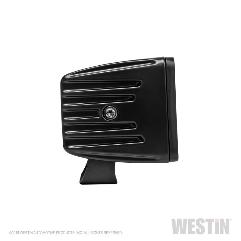 Westin HyperQ LED Auxiliary Lights 3in x 3in cube 20w Flood - Black-thumbmail-10