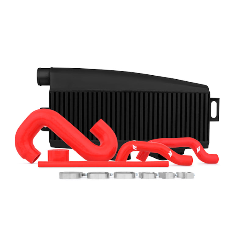 Mishimoto Subaru 02-07 WRX/04-07 STi Top-Mount Intercooler Kit - Powder Coated Black & Red Hoses-thumbmail-2
