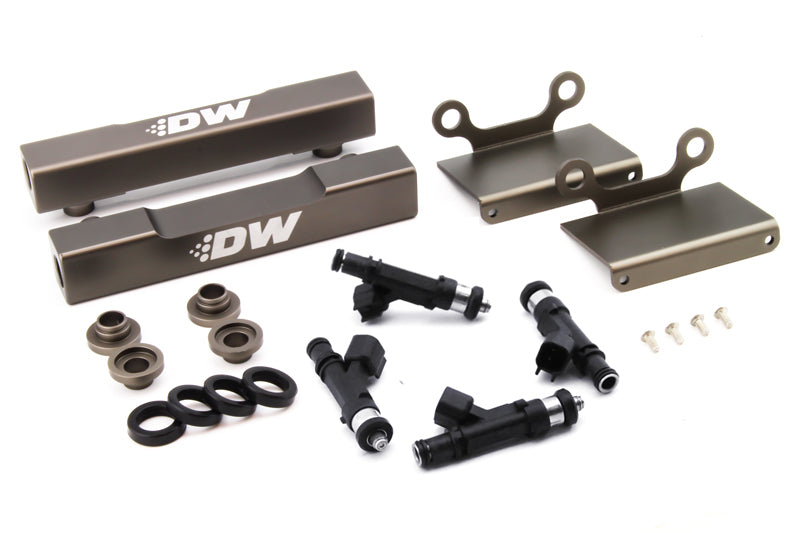 DeatschWerks 04-06 Subaru STI/LGT Side Feed to Top Feed Fuel Rail Conv Kit w/ 1000cc Injectors-thumbmail-2