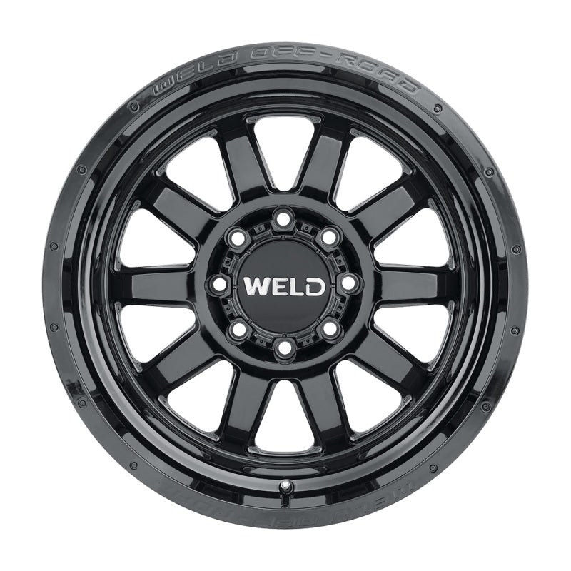 Weld Off-Road W168 20X9 Stealth 8X165.1 ET00 BS5.00 Gloss Black 125.1-thumbmail-3