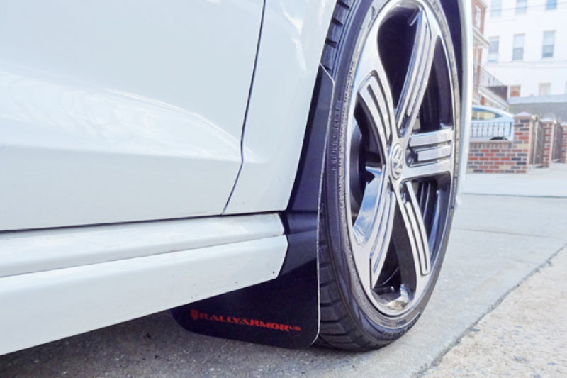Rally Armor 15-17.5 VW Golf R Black UR Mud Flap w/ Grey Logo-thumbmail-6