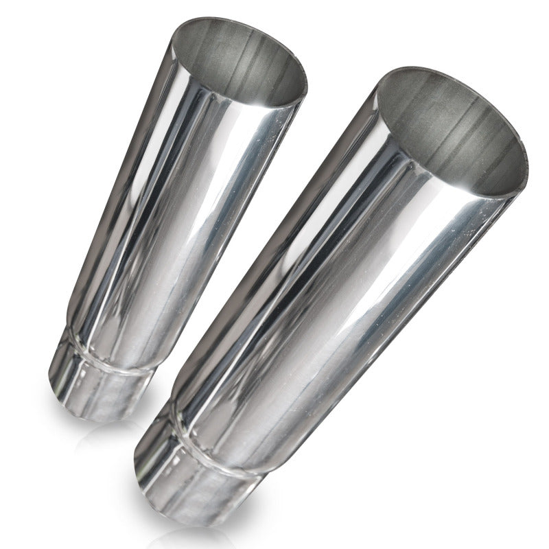 Stainless Works Straight Cut Resonator Tips 2 1/2in ID Inlet 3in Body-thumbmail-1