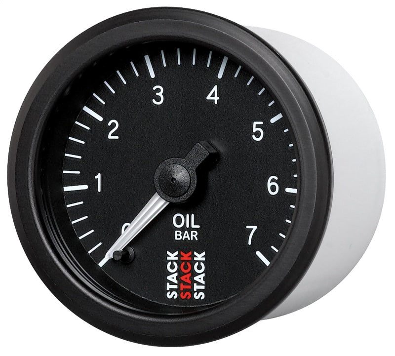 Autometer Stack 52mm 0-7 Bar M10 Male Pro Stepper Motor Oil Pressure Gauge - Black-thumbmail-5