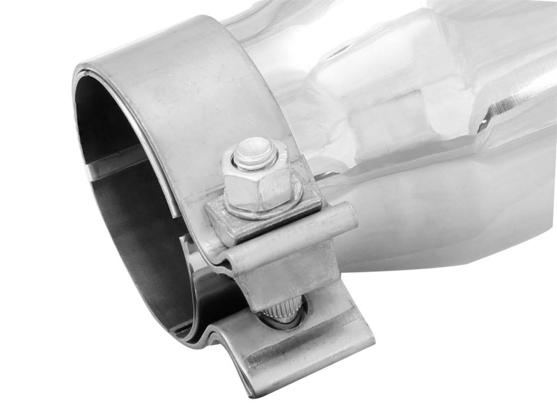 aFe MACH Force-Xp 2.5in Inlet x 3-1/2in Outlet x 6in Length 2.5in 304 Stainless Steel Exhaust Tip-thumbmail-7