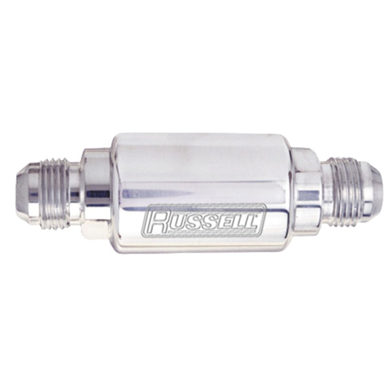 Russell Performance Polished Aluminum (3in Length 1-1/4in dia. -6 x 3/8in male NPT inlet/outlet)-thumbmail-3