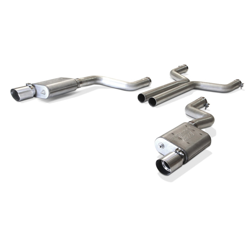 BBK 2015-16 Mustang GT Varitune Complete Cat Back Exhaust System (Includes Resonator Delete X-Pipe)-thumbmail-4