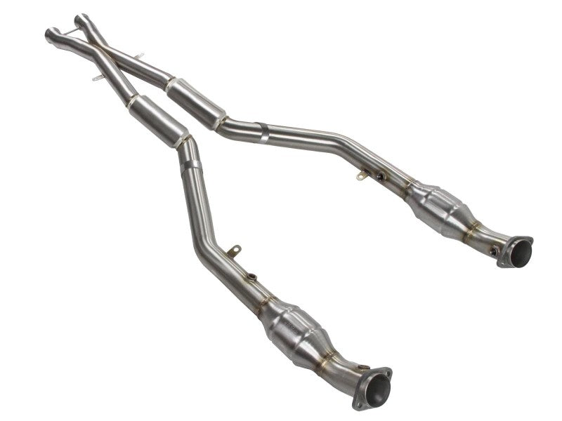 AFE 08-13 BMW(E90/92/93) MACH Force XP 304 Stainless Steel V8 4.0L w/ Cat & Resonator-thumbmail-5