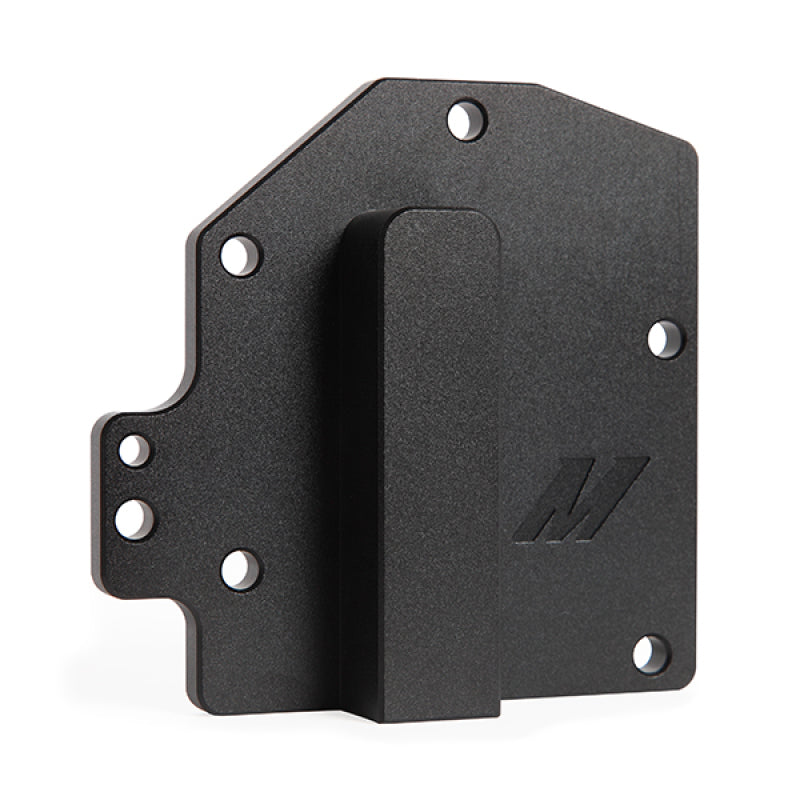 Mishimoto 2015+ Ford Mustang GT RHD Oil Cooler Block-Off Plate - Black-thumbmail-1