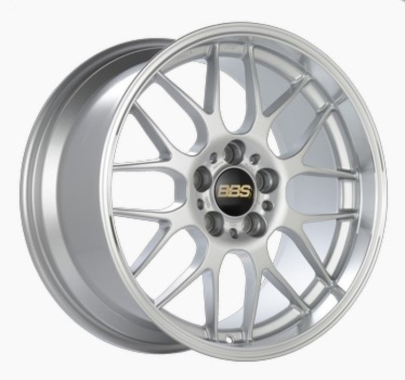 BBS RG-R 19x8.5 5x114.3 ET18 Sport Silver Polished Lip Wheel -82mm PFS/Clip Required-thumbmail-1