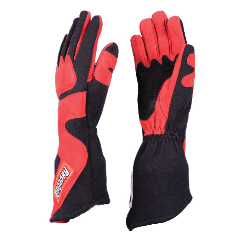 RaceQuip SFI-5 Red/Black Small Long Angle Cut Glove-thumbmail-1