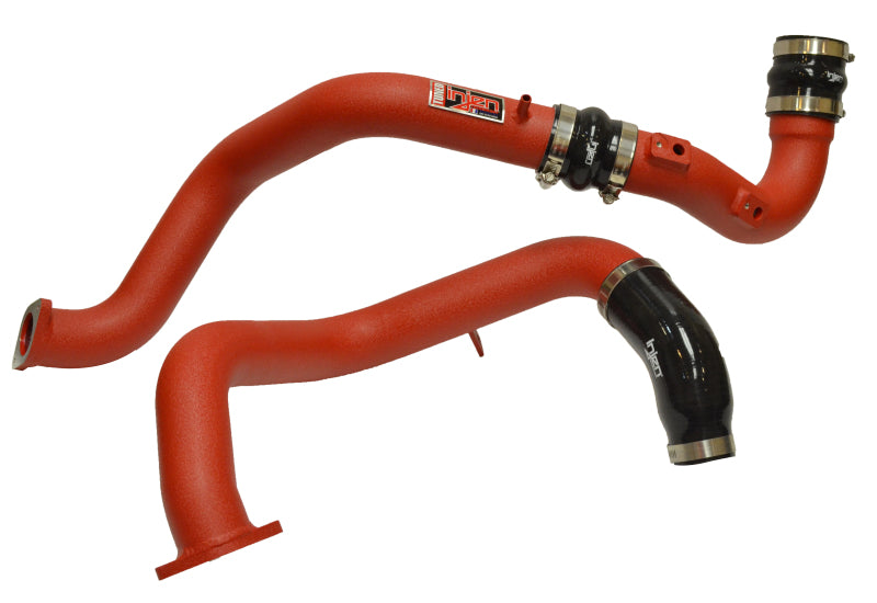 Injen 16-20 Honda Civic 1.5L Turbo Aluminum Intercooler Piping Kit - Wrinkle Red-thumbmail-2