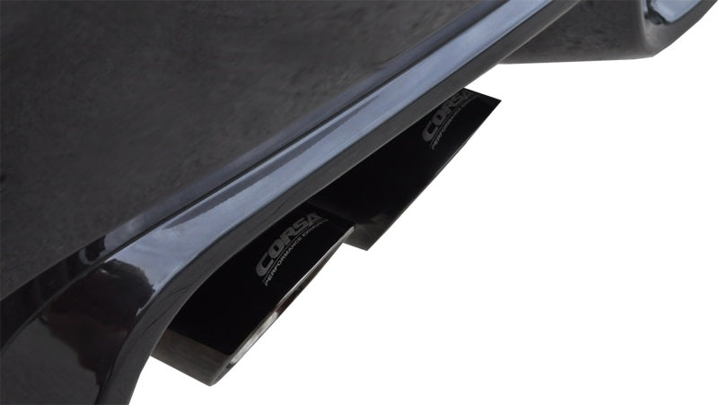 Corsa 11-13 Subaru Impreza Sedan STI 2.5L Turbo Manual Black Sport Cat-Back Exhaust-thumbmail-3