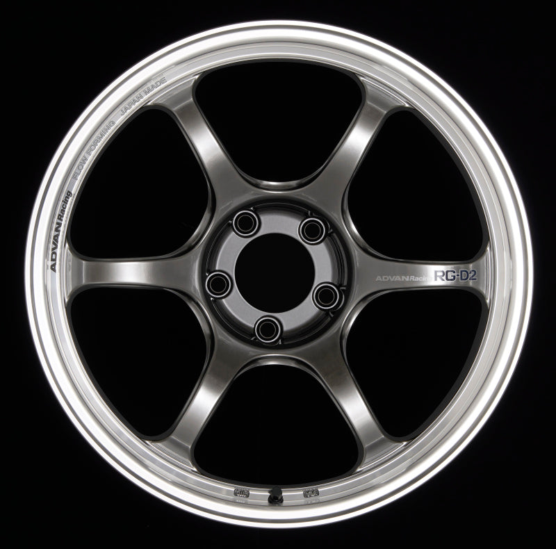 Advan RG-D2 18x9.0 +31 5-114.3 Machining & Racing Hyper Black Wheel-thumbmail-2