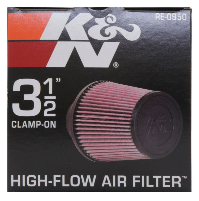 K&N Universal Rubber Filter 3 1/2inch ID FLG / 6inch Base / 4-5/8inch Top / 6inch Height-thumbmail-30