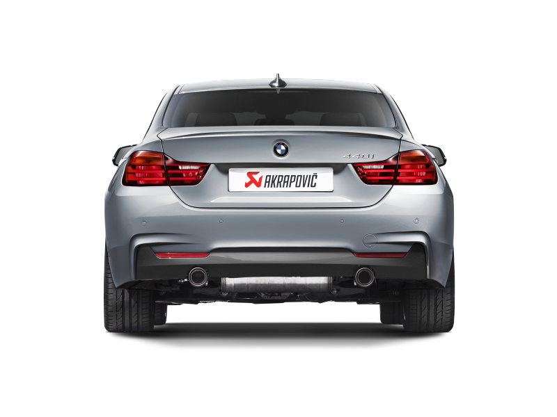 Akrapovic 16-17 BMW 340i (F30 F31) Evolution Line Cat Back (SS) w/ Carbon Tips (Req. Link Pipe)-thumbmail-10
