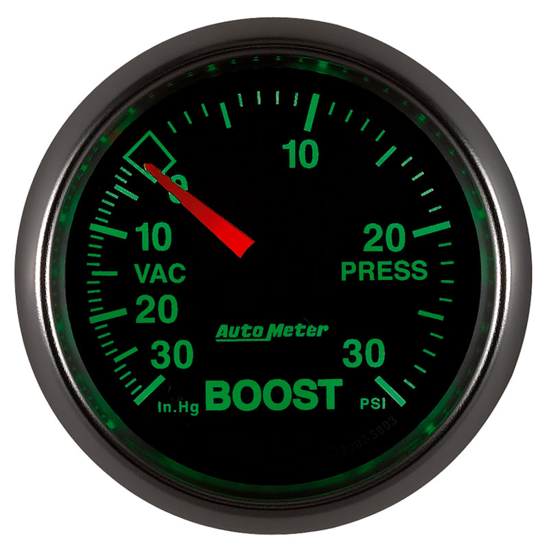 Autometer GS 52mm 30 In Hg.-Vac/30 PSI Mechanical Vacuum/Boost Gauge-thumbmail-5
