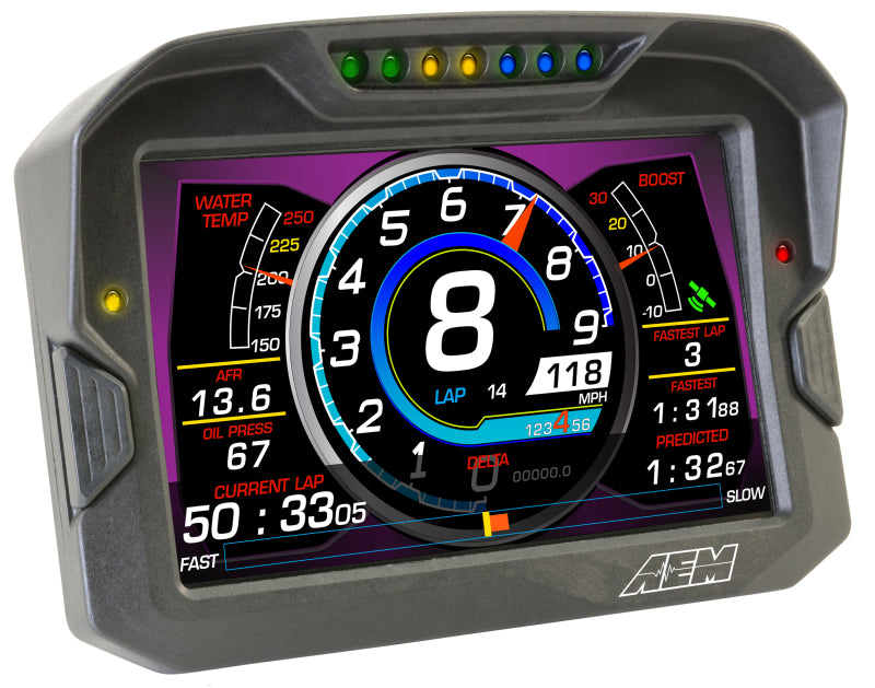 AEM CD-7 Logging GPS Enabled Race Dash Carbon Fiber Digital Display w/o VDM (CAN Input Only)-thumbmail-17