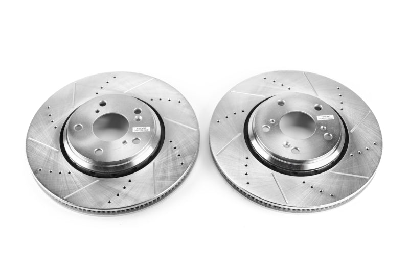 Power Stop 17-18 Acura ILX Front Evolution Drilled & Slotted Rotors - Pair-thumbmail-2