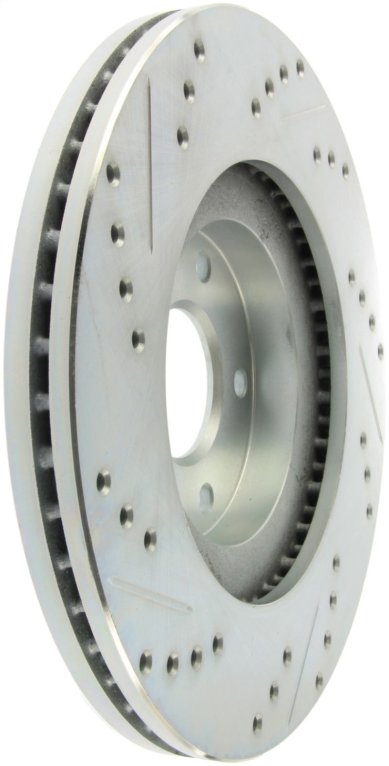 StopTech Select Sport Select Sport Nissan Slotted and Drilled Left Front Rotor-thumbmail-6