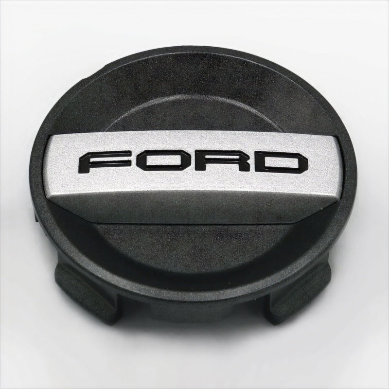Ford Racing Car Black and Chrome Wheel Cap-thumbmail-2