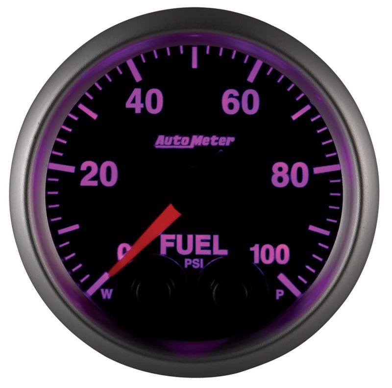 Autometer Elite 52mm 0-100 PSI Fuel Pressure Peak & Warn w/ Electronic Control Gauge-thumbmail-8