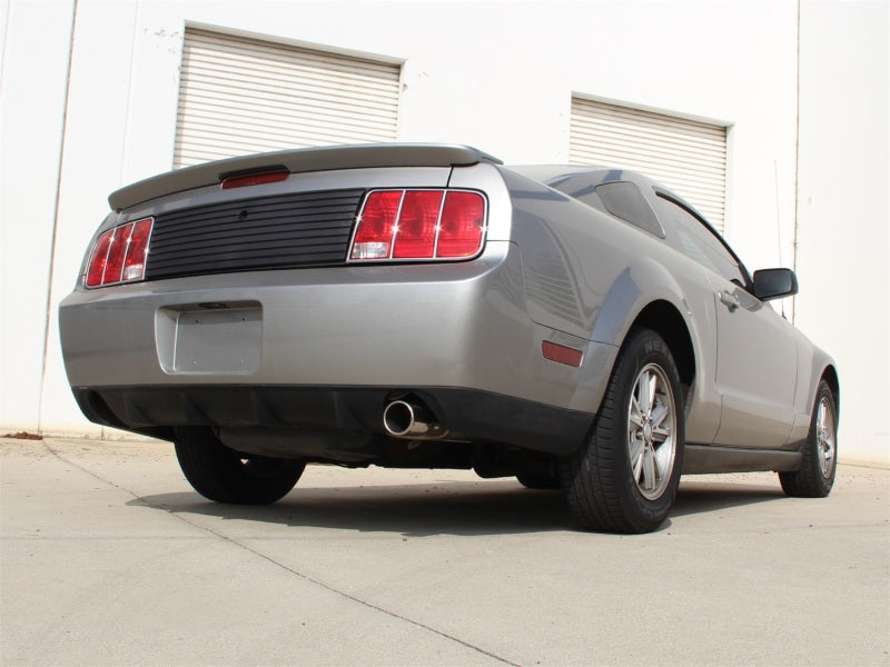 aFe Axle-Back Exhaust 2.5in 409SS w/Polished Tip 05-09 Ford Mustang V6 4.0L-thumbmail-2