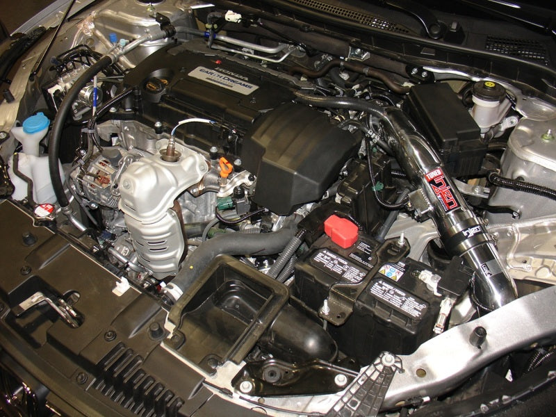 Injen 13-17 Honda Accord 2.4L 4cyl Black Cold Air Intake w/ MR Tech & Air Fusion (Converts to SRI)-thumbmail-4