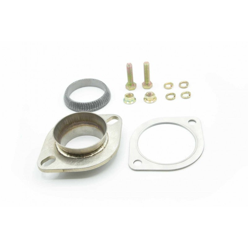 Turbo XS Subaru 3in Downpipe to OEM Catback Adapter w/Exhaust Gasket & Donut Gasket-thumbmail-1