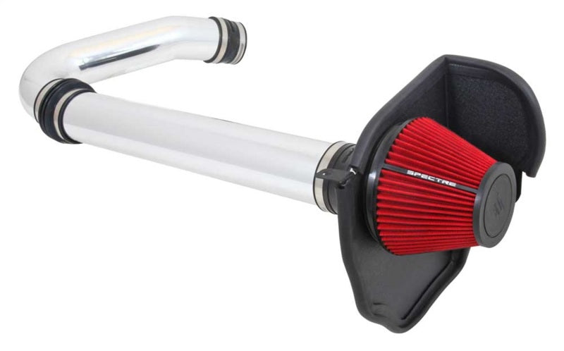 Spectre 11-17 Challenger/Charger 3.6L Air Intake Kit - Polished w/Red Filter-thumbmail-2