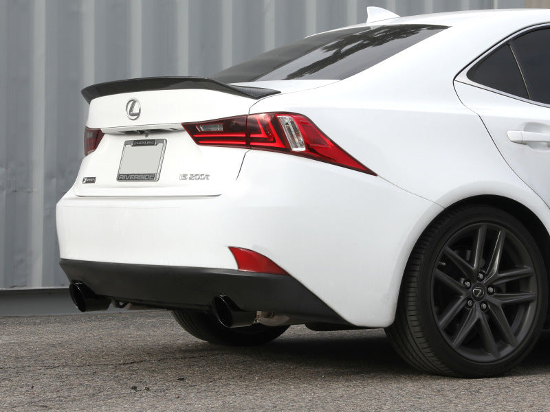 aFe POWER Takeda 16-17 Lexus IS200t L4-2.0L (t) 2.5in-3in 304 SS CB Exhaust w/ Black Tips-thumbmail-4