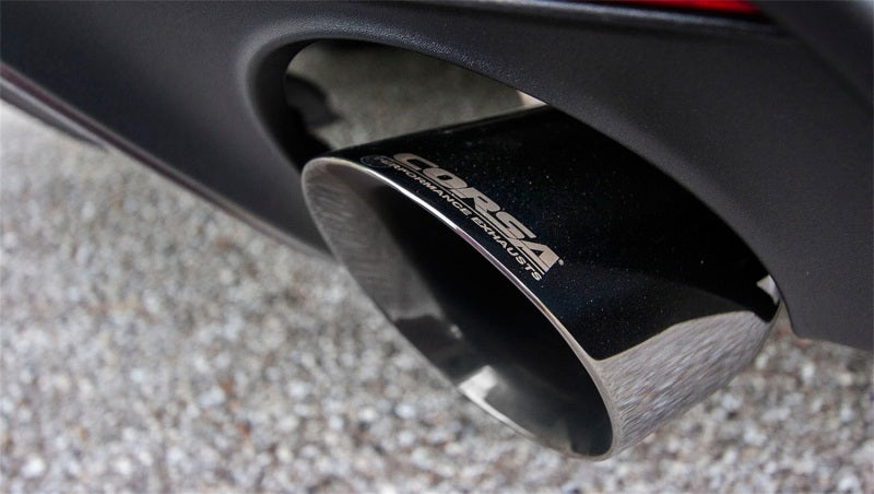 Corsa 2015 Ford Mustang GT 5.0 3in Cat Back Exhaust Polish Dual Tips (Sport)-thumbmail-3