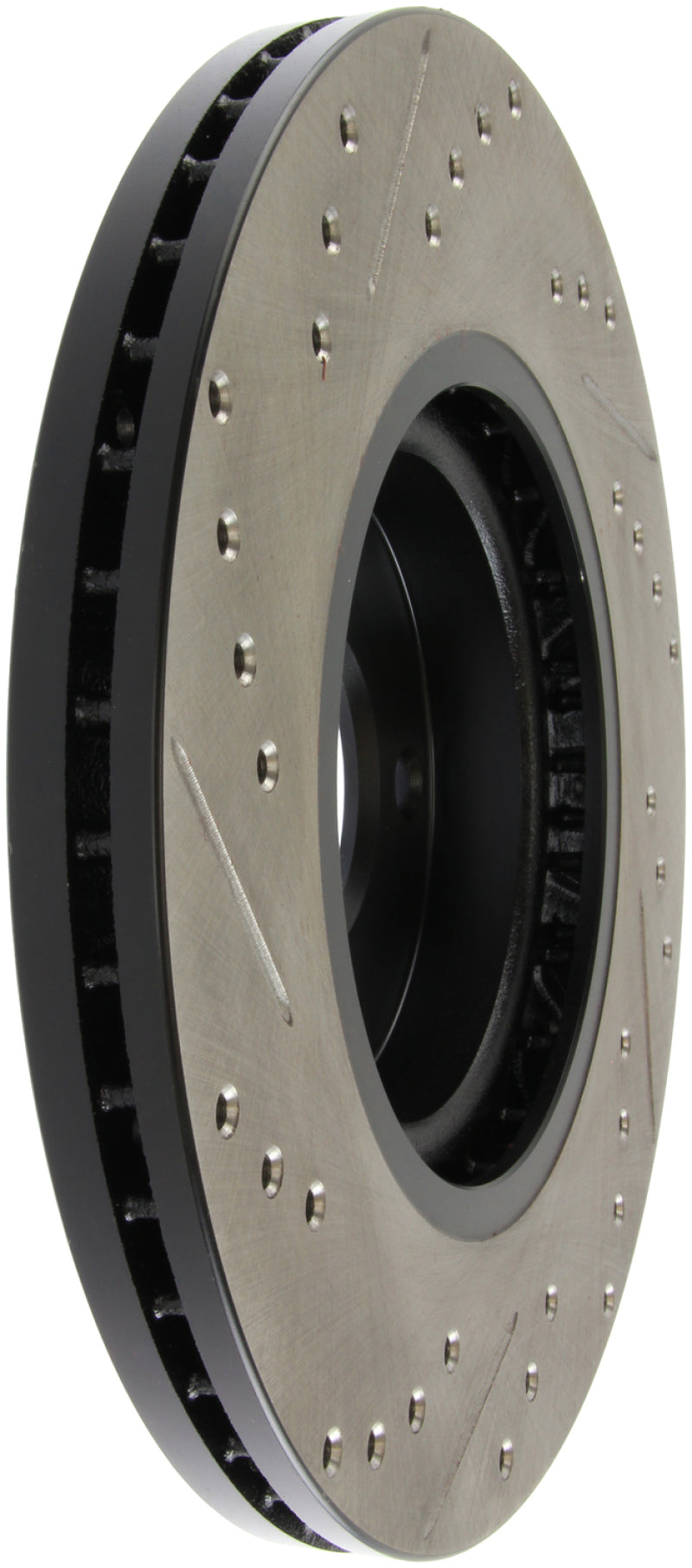 StopTech 06-07 350Z / 05-07 G35 exp Sport/ 06-07 G35X SportStop Slotted & Drilled Front Left Rotor-thumbmail-2