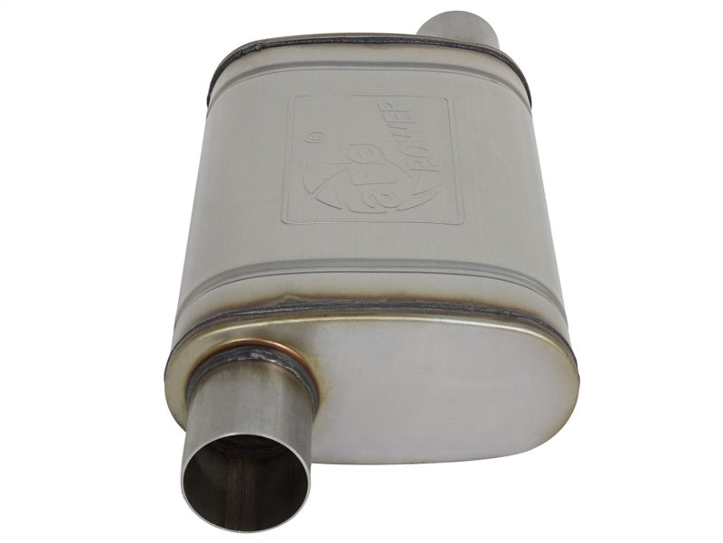aFe MACH Force-Xp 409 SS Muffler 2.5in Offset Inlet/2.5in Offset Outlet 14in L x 9in W x 4in H Body-thumbmail-5