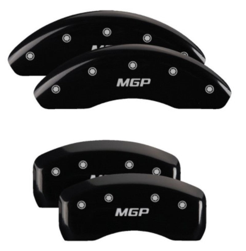 MGP 4 Caliper Covers Engraved Front & Rear MGP Black Finish Silver Characters 2017 Kia Optima-thumbmail-2