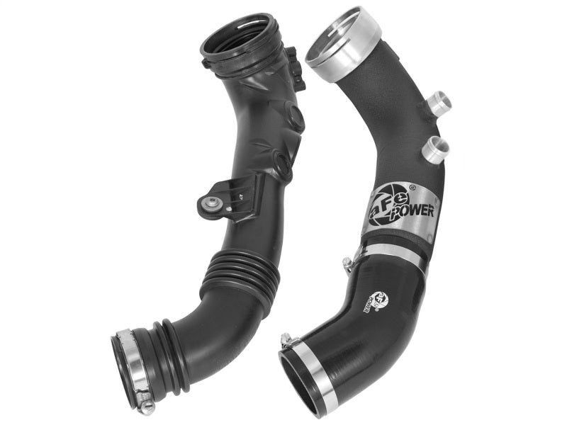 aFe BladeRunner 3in Black Intercooler Tube Cold Side w/ Couplings & Clamps 07-10 BMW 335i 3.0L (tt)-thumbmail-10