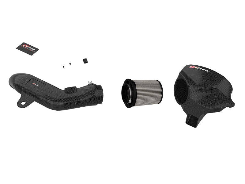 aFe Black Series Carbon Fiber CAIS w/PDS Filter 16-18 BMW M2 (F87) L6-3.0L-thumbmail-10