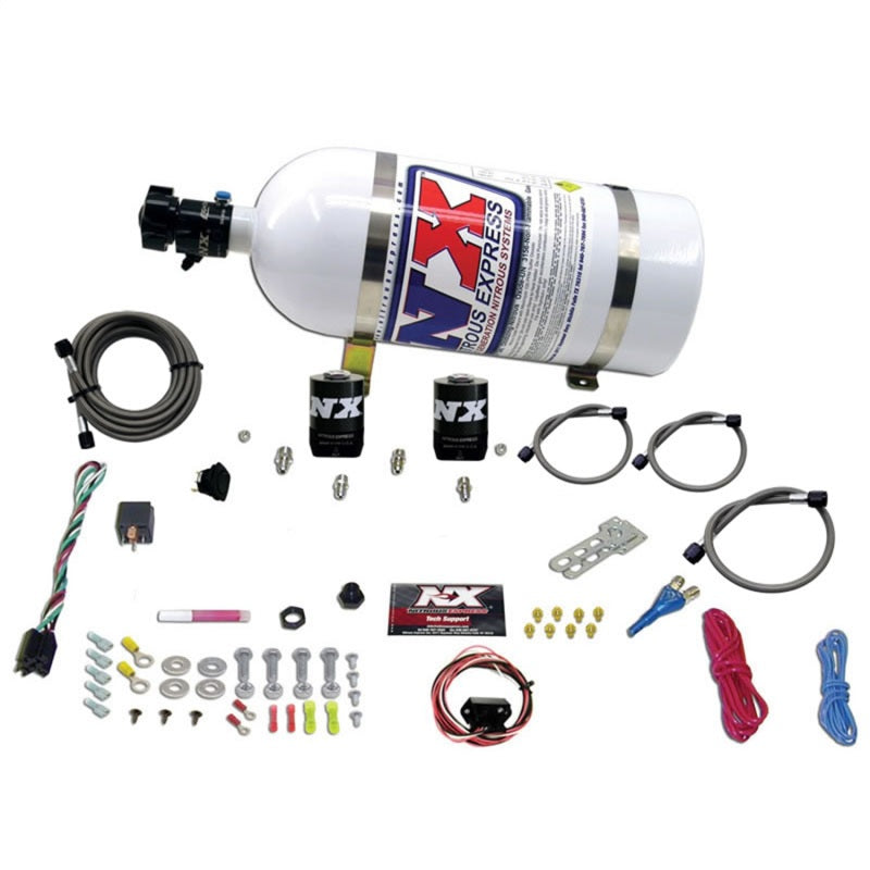 Nitrous Express 10-15 Chevrolet Camaro (5th Gen) Single Nozzle Nitrous Kit (35-150HP) w/10lb Bottle-thumbmail-2