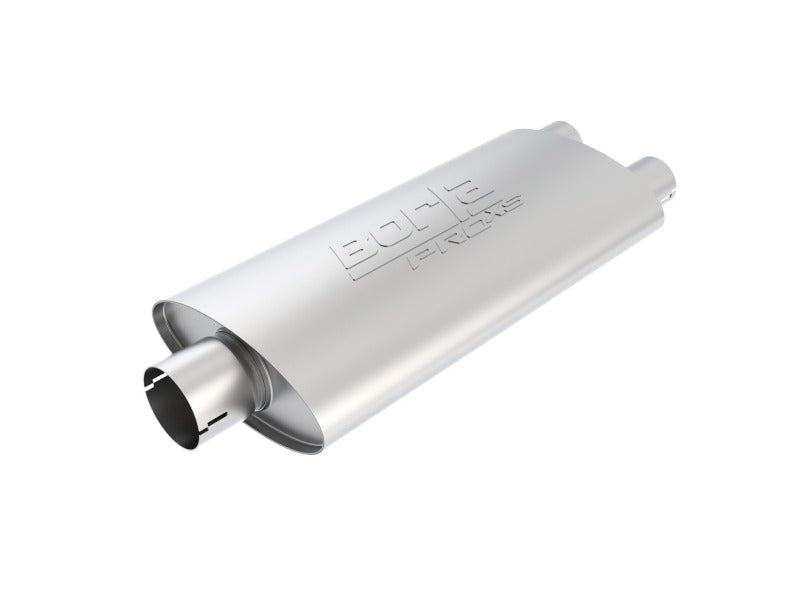 Borla Universal Center/Dual Oval 3in In/2.25in Out 19in x 4in x 9.5in Notched ProXS Muffler-thumbmail-2