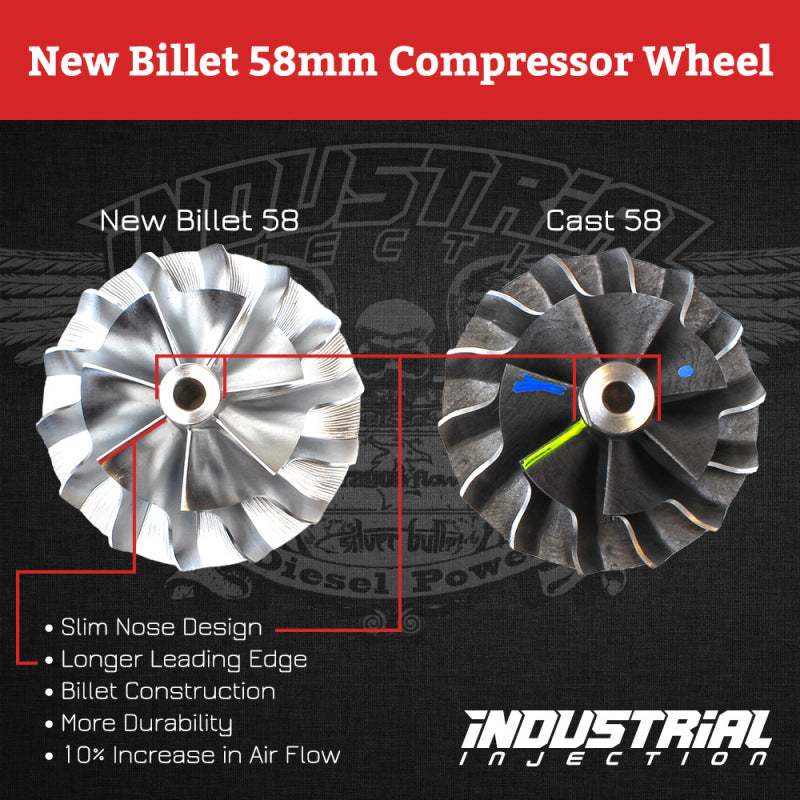 Industrial Injection Boxer 58 Turbo Kit w/ Bullet Blade Technology - 03-07 Cummins-thumbmail-11