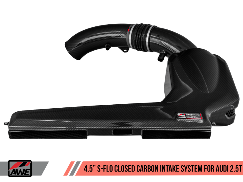 AWE Tuning Audi RS3 / TT RS S-FLO Closed Carbon Fiber Intake-thumbmail-1