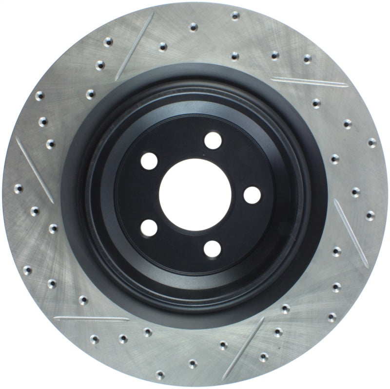 StopTech SportStop 06-09 Chrysler SRT-8 Rear Left Drilled & Slotted Rotor-thumbmail-8