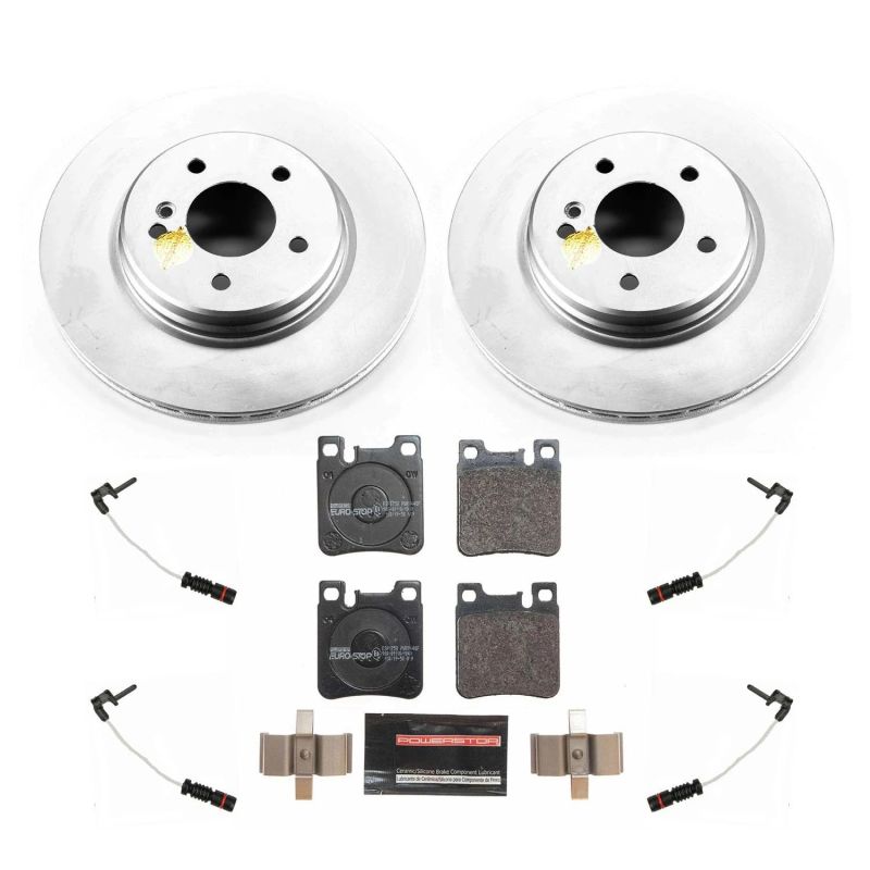 Power Stop 98-00 Mercedes-Benz C43 AMG Rear Euro-Stop Brake Kit-thumbmail-1
