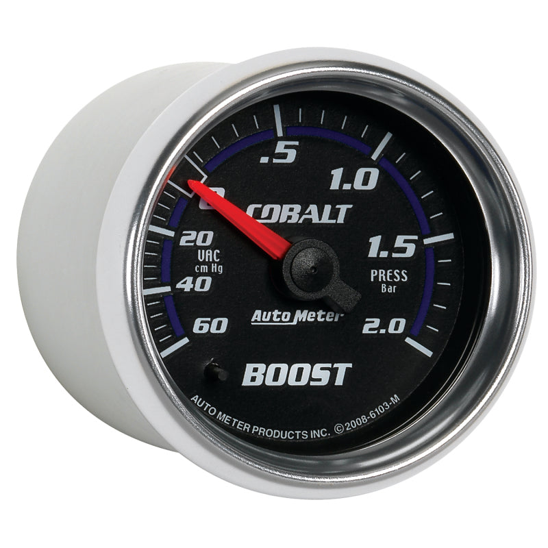 Autometer Cobalt 52mm 2 BAR Mechanical Boost Gauge-thumbmail-7